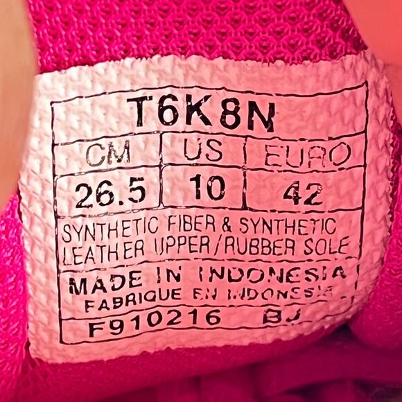 Asics fuzeX Multicolor Lightweight Lace Up Running Shoes T6K8N Women's Size 10 - Picture 9 of 10